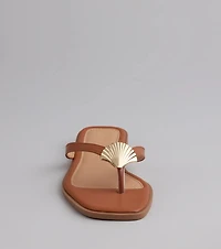 Golden Hour Seashell Sandals