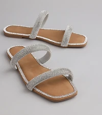Step Into Glam Rhinestone Sandals