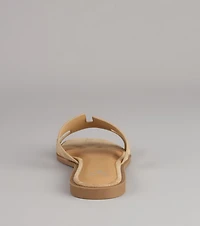 Weekend Style Studded Slide Sandals