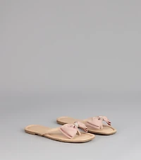 Sweet Steps Bow Thong Sandals