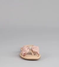 Sweet Steps Bow Thong Sandals