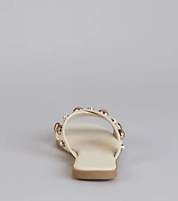 Casually Polished Criss Cross Sandals