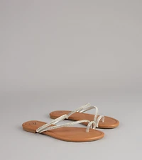 Twinkle Toes Rhinestone Strappy Sandals