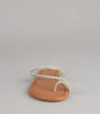 Twinkle Toes Rhinestone Strappy Sandals