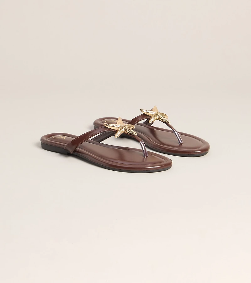 Poolside Ready Starfish Strap Sandals