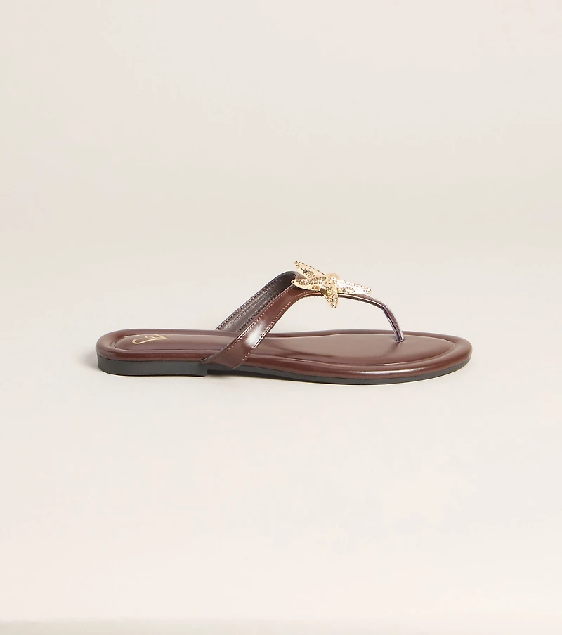 Poolside Ready Starfish Strap Sandals