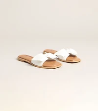Sun Plans Bow Flat Sandals