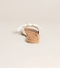 Sun Plans Bow Flat Sandals