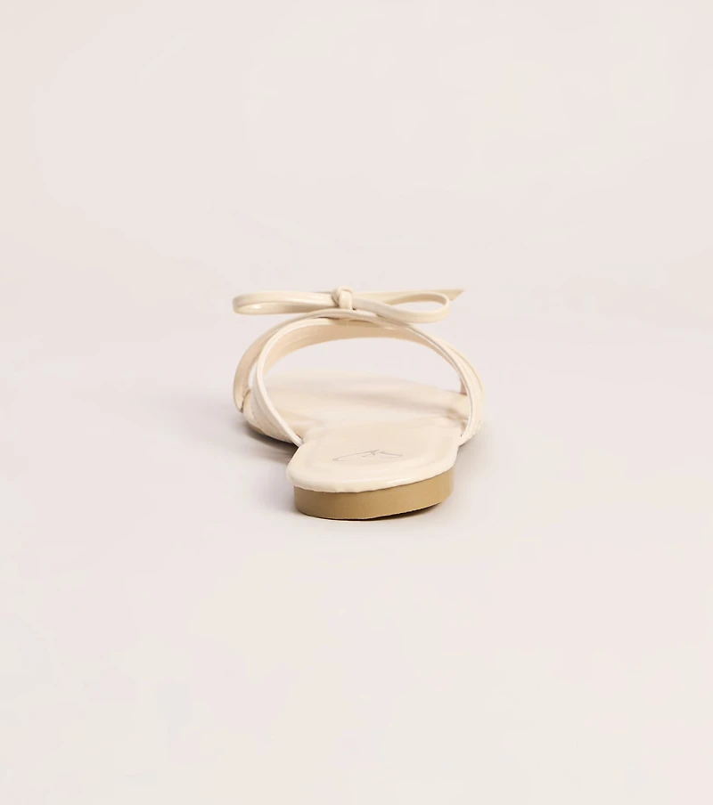 Bow Business Thong Sandals