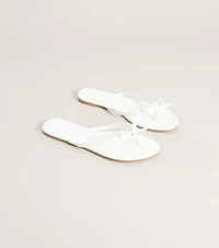 Weekend Away Bow Thong Sandals