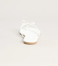 Weekend Away Bow Thong Sandals