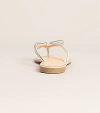 Cute Shine Sparkle Bow Sandals