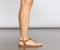 Find Me On The Beach Studded Sandals