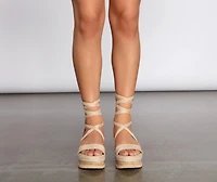 Layin' Low Platform Espadrille Sandals
