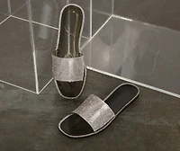 Bring The Glam Rhinestone Jelly Sandals