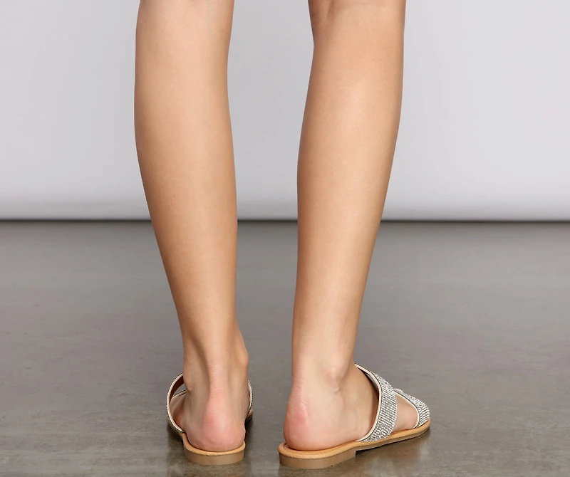 Bring The Sparkle Rhinestone Sandals