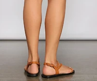Casual-Chic Strappy Sandals
