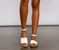 Don't Call It Basic Strap Sandal