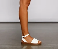 Don't Call It Basic Strap Sandal
