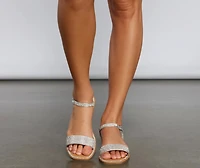 Sparkle And Shine Rhinestone Sandals