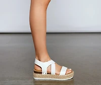 Casual Chic Espadrille Platform Sandals