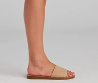 Let It Slide Single Band Sandals