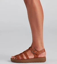 Open Season Caged Comfort Sandals