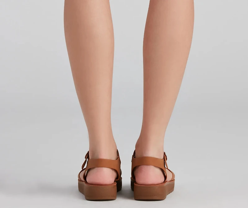Comfort Level Criss-Cross Sandals