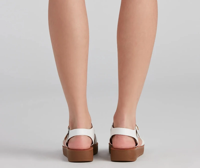 Comfort Level Criss-Cross Sandals