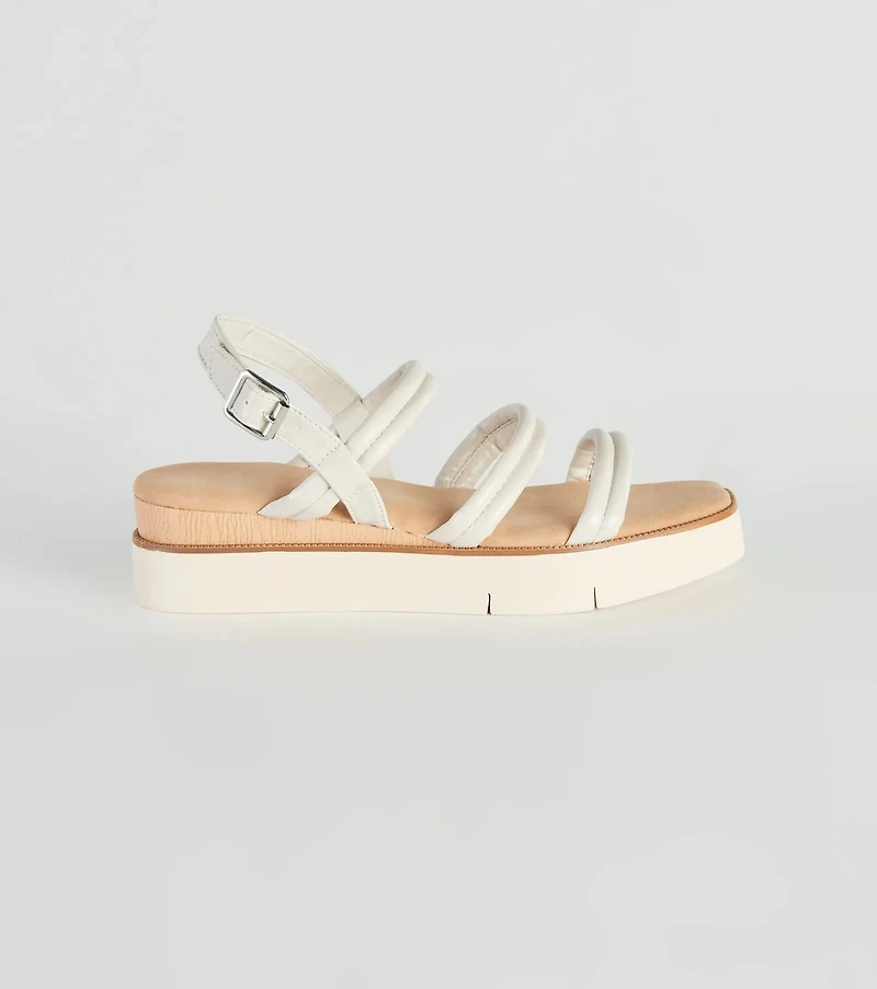 Casual Summer Stroll Strappy Platform Sandals