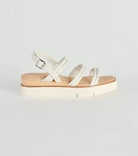Casual Summer Stroll Strappy Platform Sandals