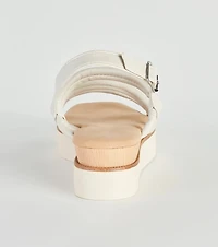 Casual Summer Stroll Strappy Platform Sandals