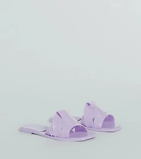Playful Icon Flat Jelly Slide Sandals