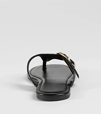 Statement Gleam Buckle Thong Sandals