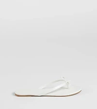 Perfect Pair Bow Detail Thong Strap Sandals