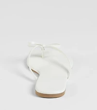 Perfect Pair Bow Detail Thong Strap Sandals