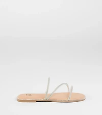 Always Glowing Rhinestone Strap Sandals