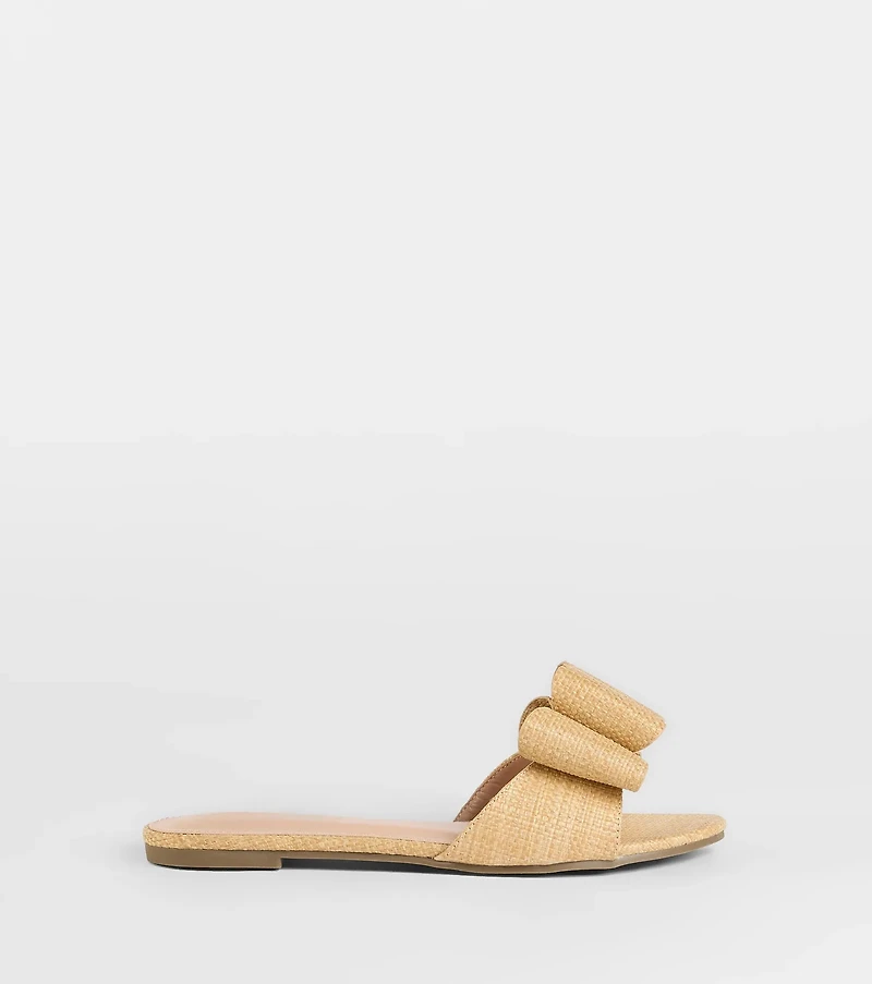 Charming Moves Woven Bow Sandals