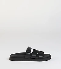 Sunny Vibe Cutout Strappy Slide Sandals