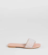 Ever So Chic Rhinestone Pearl Sandals