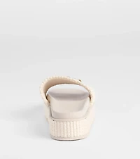 Slide Into Spring Platform Straw Sandals