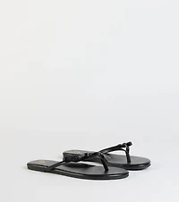 So Cute Bow Thong Sandals