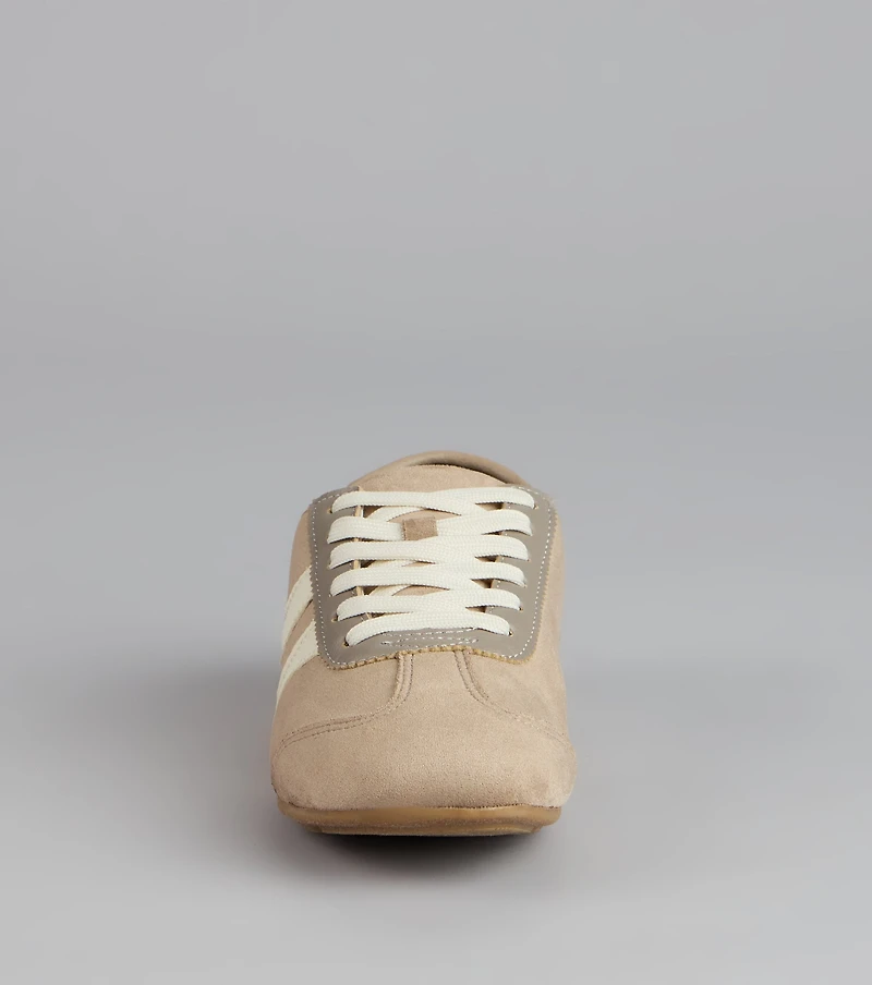Street Stride Micro Suede Sneakers