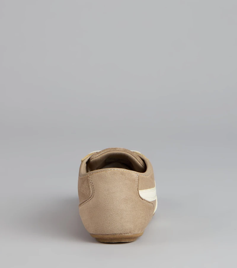 Street Stride Micro Suede Sneakers