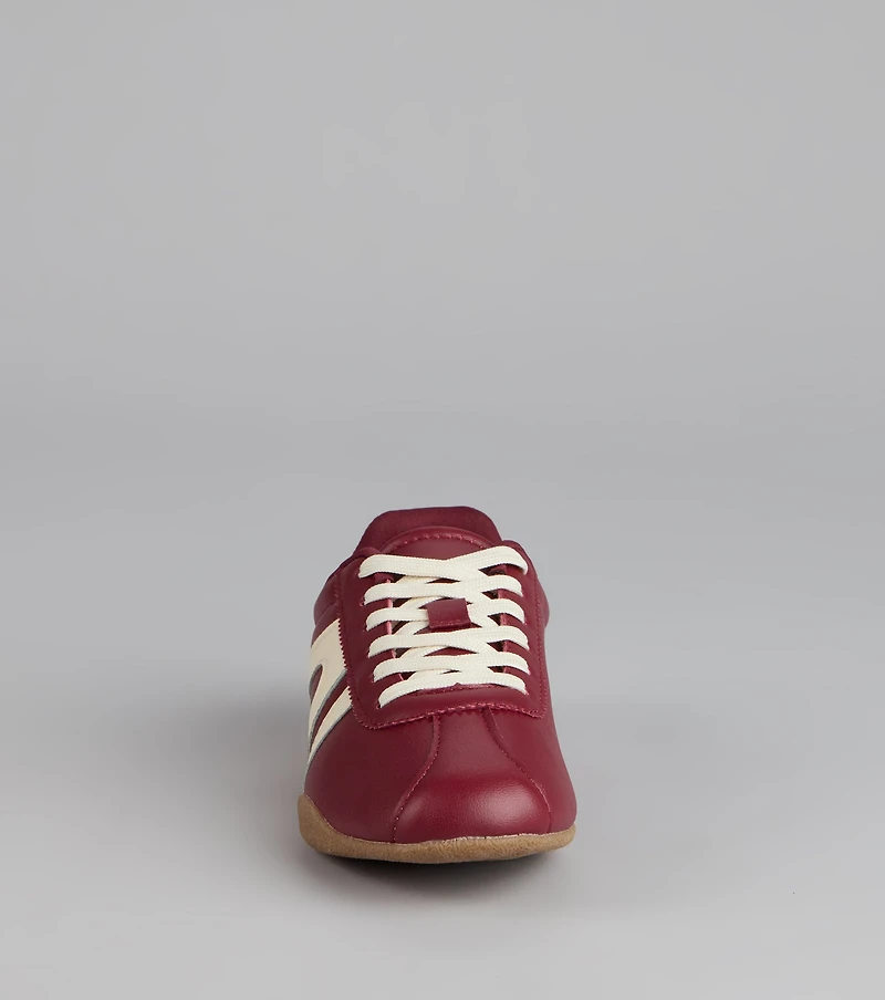 Game Time Striped Sneakers