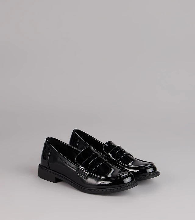 Ron White Annora Soft Patent Loafers Black size 37, us 7 Ron White Annora Patent Leather Loafer with Satin Shoe Bag | HSN main image 4