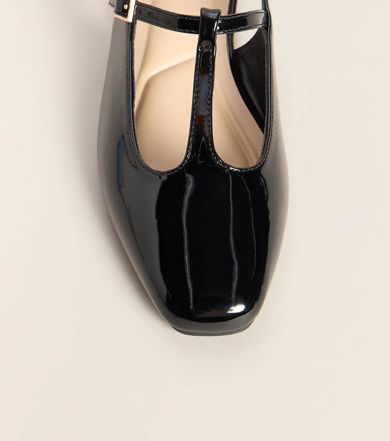 Class Act Patent Mary Jane Flats