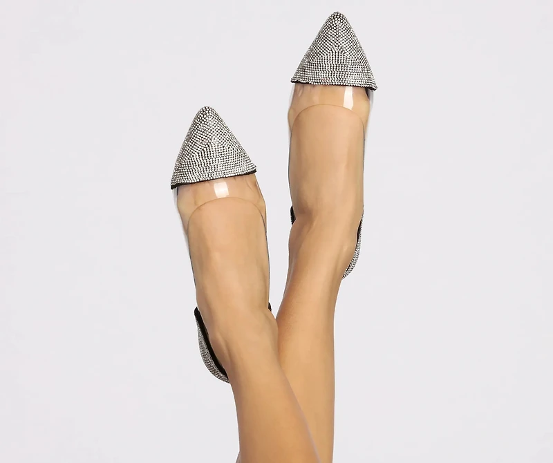 All That Shine Rhinestone Flats