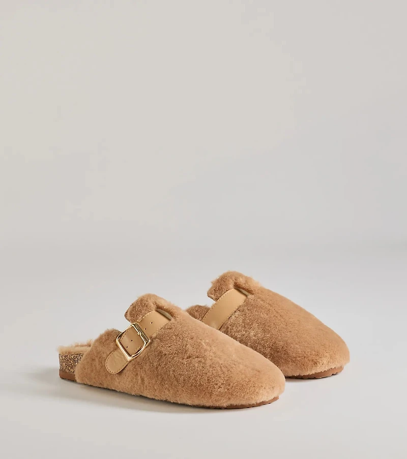 Cozy Glam Slip-On Clogs