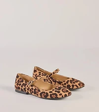 Glam Instinct Leopard Print Flats